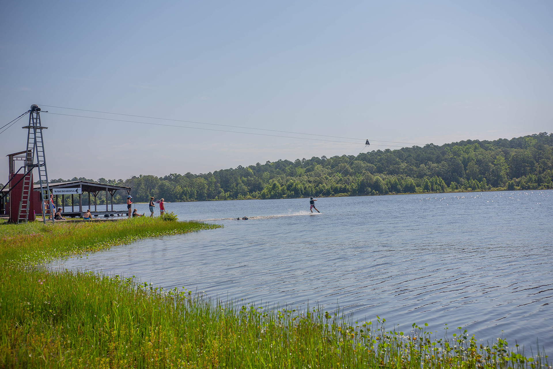 wakeboarding Brookhill Ranch Summer Camp